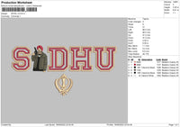 sidhu v3 Embroidery