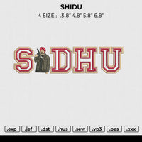 SHIDU v4 Embroidery