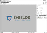 Shields 02 Embroidery File 6 sizes