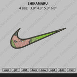 Swoosh Shikamaru Embroidery