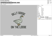 Duck Text 01 Embroider