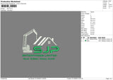 Sjp Embroidery File 6 sizes