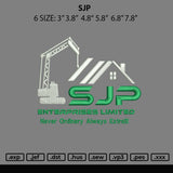 Sjp Embroidery File 6 sizes