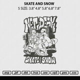 skate and snow