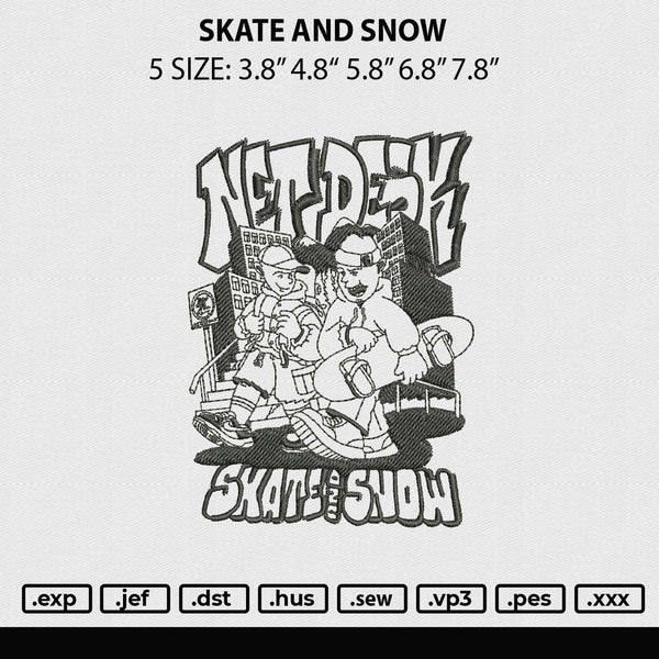 skate and snow