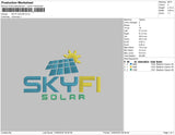 SKYFI SOLAR Embroidery