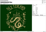 Slyntherin 0711 Embroidery File 6 sizes