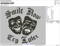 Smile Now Embroidery