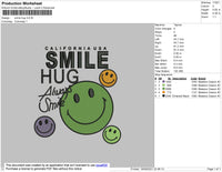 Smile Hug Embroidery