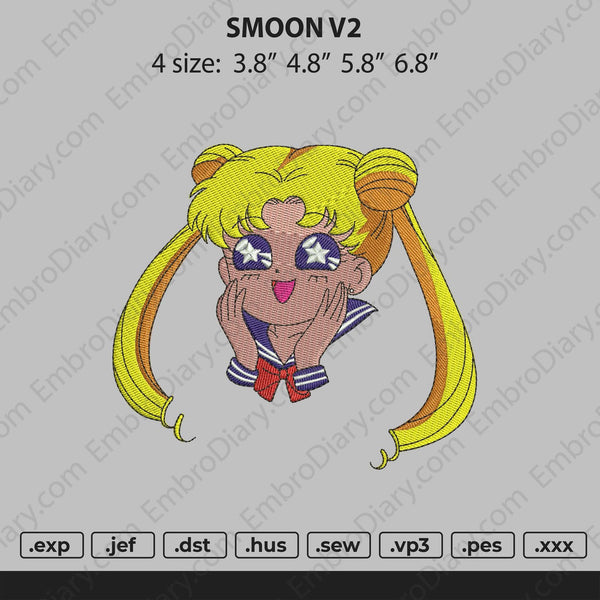 Sailormoon V2  Embroidery