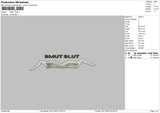 Smutbook Embroidery File 6 sizes