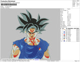 Son Goku Embroidery File