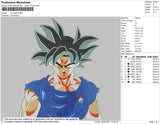 Son Goku Embroidery File