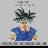 Son Goku Embroidery File