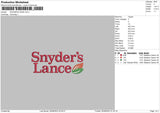 Synders L Embroidery File 6 sizes