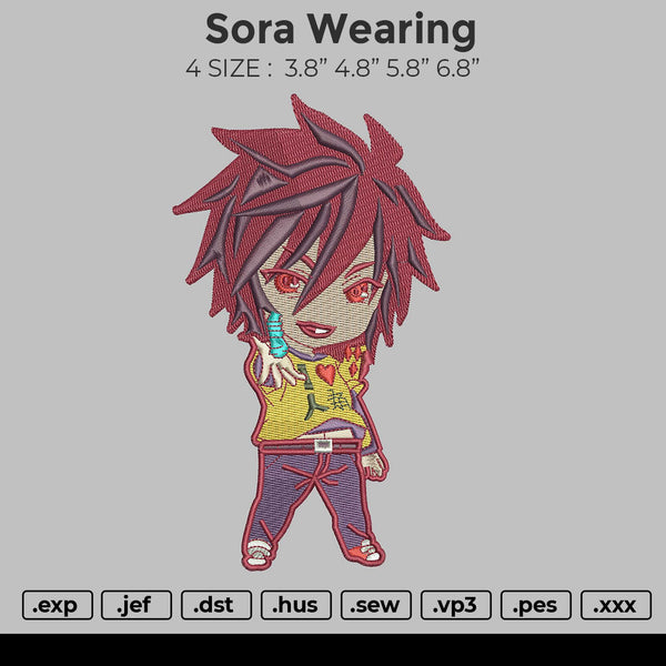 Sora Wearing Embroidery