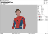 Spiderman Flat Embroidery