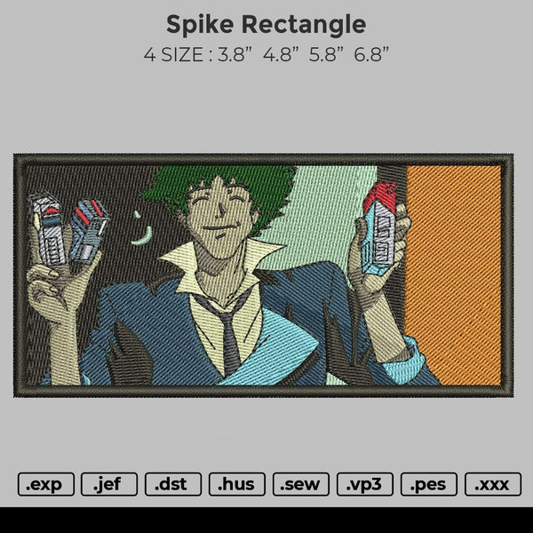 Spike Rectangle Embroidery