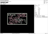 Srive Embroidery File 6 sizes