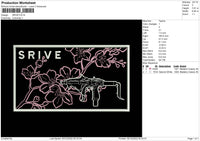 Srive Embroidery File 6 sizes