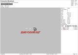 Srt V2 Embroidery File 6 sizes