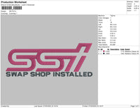 SSI Embroidery File 4 size