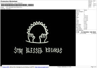 STAY BLESSED RECORDS Embroidery