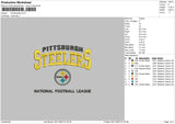 Steelers 0411 Embroidery File 6 sizes