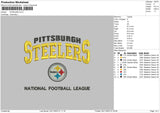 Steelers 0411 Embroidery File 6 sizes