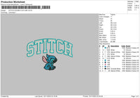 Stitch Doubleline Embroidery File 6 sizes