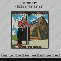 Stevie Ray Embroidery