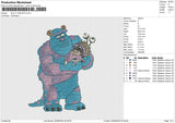 SULLY AND BOO Embroidery