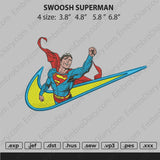 Swoosh Superman Embroidery