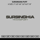 Sursinghia Puff Embroidery