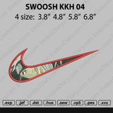 Swoosh Kakashi 04 embroidery