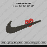 Nike Heart Swoosh Embroidery