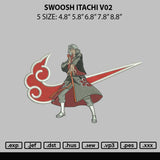 Swoosh Itachi V02 Embroidery File 6 sizes