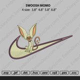 Swoosh Momo Embroidery