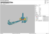 Swoosh Mudkip Embroidery File 6 sizes