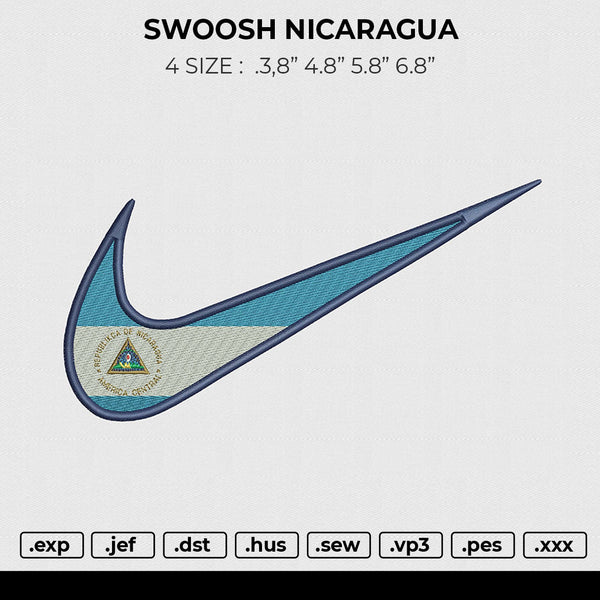 SWOOSH NICARAGUA Embroidery