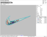 Swoosh Stitch Embroidery