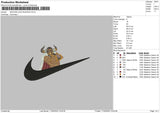 Swoosh Sun Wukong Embroidery