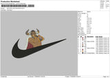 Swoosh Sun Wukong Embroidery