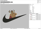 Swoosh Sun Wukong Embroidery