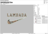 Swoosh Lambada Embroidery