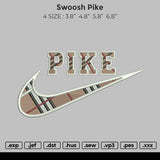 Swoosh Pike Embroidery