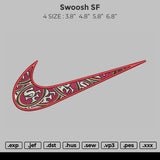 Swoosh SF Embroidery