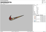 Swoosh x Gaara Embroidery File 6 sizes