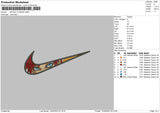 Swoosh x Gaara Embroidery File 6 sizes