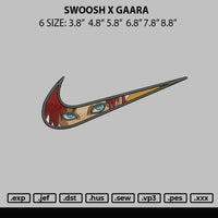 Swoosh x Gaara Embroidery File 6 sizes